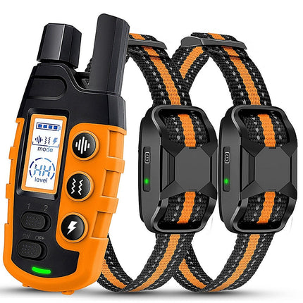 Hondentrainingshalsband met afstandsbediening | Bereik tot 1000 meter | Waterproof | Verstelbaar voor honden 20-51 cm | Oplaadbaar