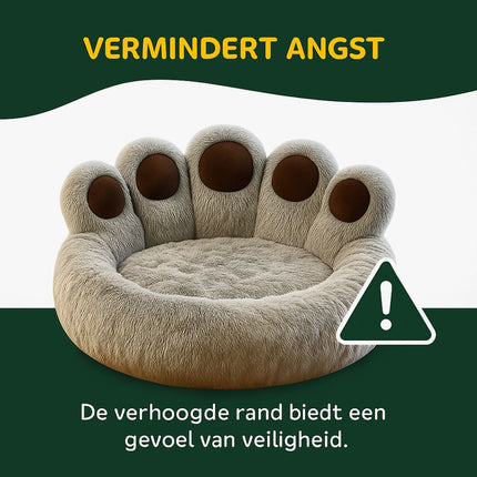 PetDream Pet Bed | Soft Faux Fur | Soothing and Orthopedic | Water-Resistant Bottom | Easy to Clean