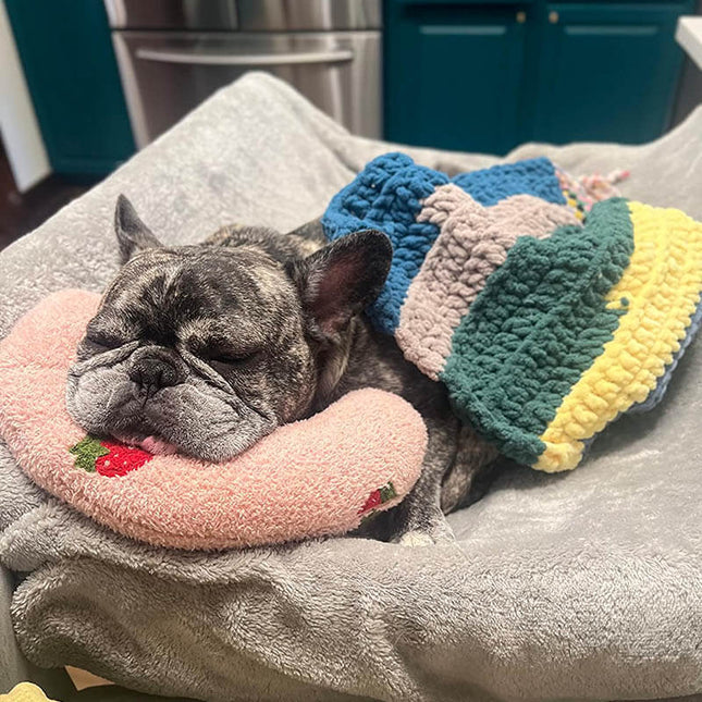 Calm Kussen voor Huisdieren | Ergonomisch Ontwerp | Hoogwaardig Mohair en Parelkatoen | Voor Katten en Honden | Comfort en Duurzaamheid | Geschikt voor Bedden en Banken