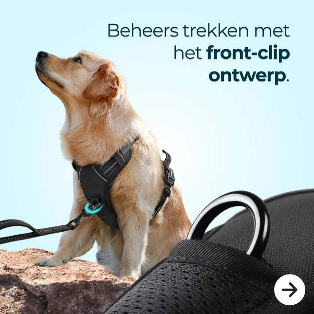 Anti-Pull Dog Harness | Comfortable & Safe | Adjustable | Breathable Material | For Dogs in Training | Reflective Elements | Stress-Reducing Walking | Durable & Reliable Design