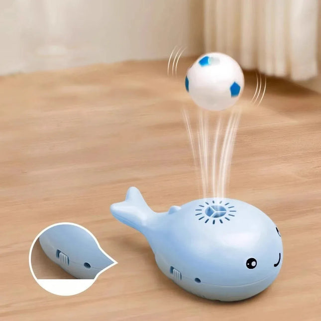 Elektrische Zweefbal Speelgoed voor Katten | Walvisvormig | USB Oplaadbaar | Interactief Huisdierenspeelgoed | Zwevende Bal | Draagbaar en Veilig | Multifunctionele Ventilator Functie