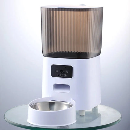 Slimme Voederdispenser 5L voor Katten en Honden | Ingebouwde Camera en Voice Recorder | Bediening via App