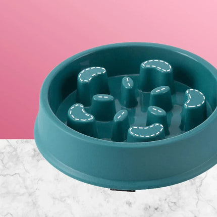 Miska na karmę Maze Bowl | Konstrukcja zapobiegająca połykaniu dla psów i kotów | Materiał bez BPA | Spód antypoślizgowy | Stymulacja umysłowa