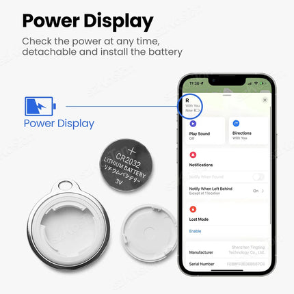 Ziggy Huisdier Tracker | Locatiebepaling via smartphone | Compatibel met Find My & Siri | Veiligheid voor honden & katten | Compact ontwerp