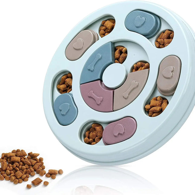 Interactief Voerpuzzel voor Honden | Anti-Schrok Spel met Non-Slip Basis | Stimuleert Intelligentie en Vermindert Verveling