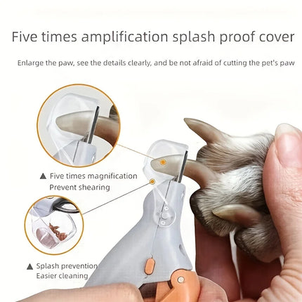 ClawLight met LED-licht voor nauwkeurig knippen | Veilig en comfortabel nagels verzorgen voor honden en katten | Ergonomische handgreep