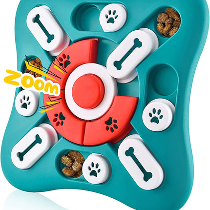 Interactief Puzzelspeelgoed voor Honden | IQ-Training met Snackbeloning | Stimuleert Mentale Scherpte en Voorkomt Verveling | Geschikt voor Alle Hondenmaten