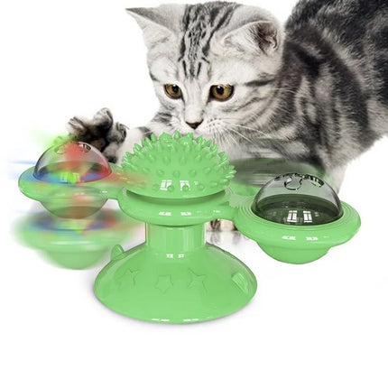 Interactief Draaibaar Speelgoed | Puzzel & Tandverzorging Voor Katten | Plastic Huisdierenspeelgoed | Geen Batterijen | Shandong China