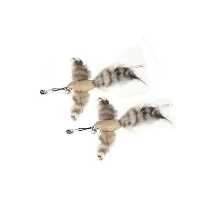 Kattenspeelgoed | Interactieve Pauwenpluim Met Bel | Kunststof Verenstok | Kattenstok | Speeltjes Voor Kittens En Katten | Huisdierbenodigdheden | Veilig En Duurzaam | Simulatie Vogelmotief | Indoor Plezier