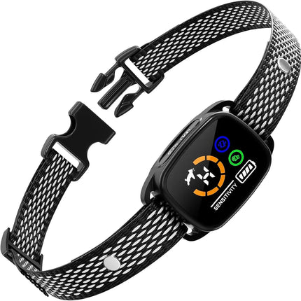 Slimme anti-blafhalsband voor kleine honden | Instelbare gevoeligheid | Comfortabel ontwerp | Oplaadbaar | 20-51 cm halsomtrek