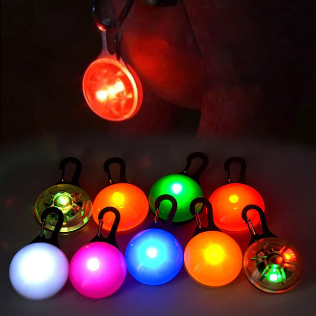 Multifunctionele LED Hanger voor Huisdierhalsband | Veilig en Zichtbaar in Donker | Inclusief Knipperlicht Functie | Verkrijgbaar in Meerdere Kleuren