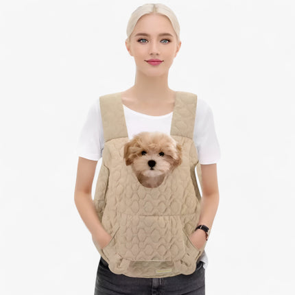 Draagbare reiszak voor huisdieren | Waterdicht polyester | Ademend en stevig materiaal | Verstelbare schouderriemen | Geschikt voor honden en katten | 45x45x17 cm | Unisex ontwerp