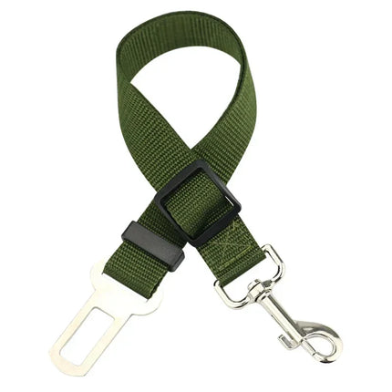 SafeRide Veiligheidsriem voor Huisdieren | Verstelbaar Nylon met Zinklegering Clip | Geschikt voor Honden en Katten | Meerdere Kleuren