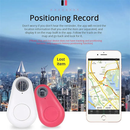 Mini GPS Tracker met Anti-verlies Alarm | Geschikt voor Huisdieren, Sleutels en Kinderen | Compatibel met iOS en Android | Draadloos en Energiezuinig