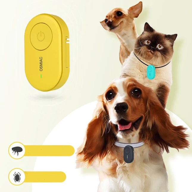 Ultrasone Afweerapparaat voor Honden en Katten | Natuurlijke Bescherming tegen Teken en Vlooien zonder Chemicaliën