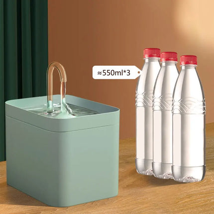 PawPure Automatische Drinkoplossing voor Katten en Kleine Honden | Fluisterstil met Geavanceerd Filter | 1.5L Capaciteit