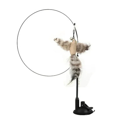 Kattenspeelgoed | Interactieve Pauwenpluim Met Bel | Kunststof Verenstok | Kattenstok | Speeltjes Voor Kittens En Katten | Huisdierbenodigdheden | Veilig En Duurzaam | Simulatie Vogelmotief | Indoor Plezier