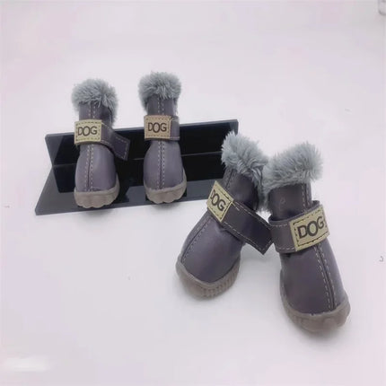 WarmPaws | Gevoerde Winter Schoentjes voor Honden | Bescherming Tegen Kou en Vocht