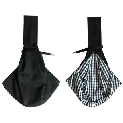 Comfortabele Outdoor Draagzak voor Kleine Huisdieren | Geschikt voor Chihuahua, Yorkie, Pommeren | Voorzien van Handige Opslagzak | Polyester met Enkele Schouderriem