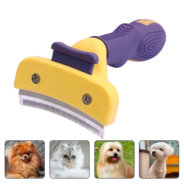 FurMaster Ontklittende Verzorgingskam voor Huisdieren | Geschikt voor Katten & Honden | Ideaal voor Korte tot Lange Vachten | Ergonomische Handvat