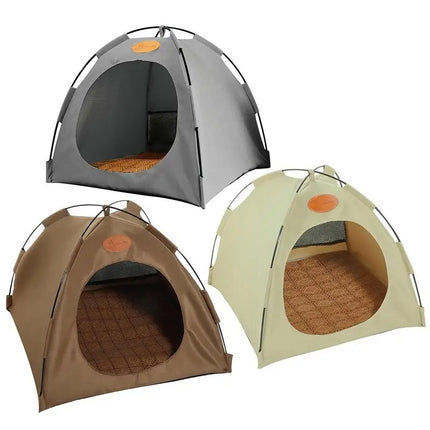 Nala | Uitvouwbare Luxe Kattenhut | Draagbaar Ontwerp | Duurzaam en Comfortabel