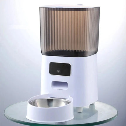 Slimme Voederdispenser 5L voor Katten en Honden | Ingebouwde Camera en Voice Recorder | Bediening via App