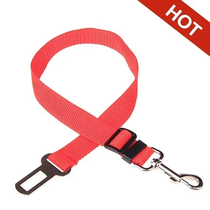 SafeRide Veiligheidsriem voor Huisdieren | Verstelbaar Nylon met Zinklegering Clip | Geschikt voor Honden en Katten | Meerdere Kleuren