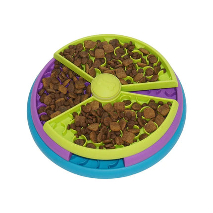 PupIQ Interactieve Voederdispenser | Traint Cognitieve Vaardigheden & Vertraagt Eettempo | Geschikt voor Honden en Katten | Antislip Onderkant