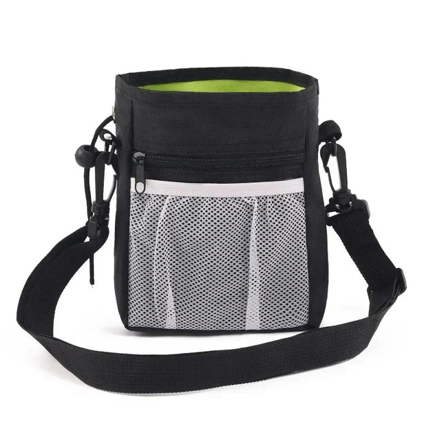 Duurzaam Beloningstasje voor Honden | Vuilafstotend Oxforddoek en Nylon Binnenvoering | 18x14x6 cm | met Klittenbandsluiting en Mesh Vakje