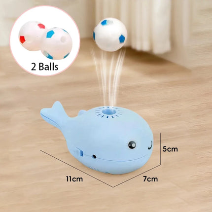 Elektrische Zweefbal Speelgoed voor Katten | Walvisvormig | USB Oplaadbaar | Interactief Huisdierenspeelgoed | Zwevende Bal | Draagbaar en Veilig | Multifunctionele Ventilator Functie