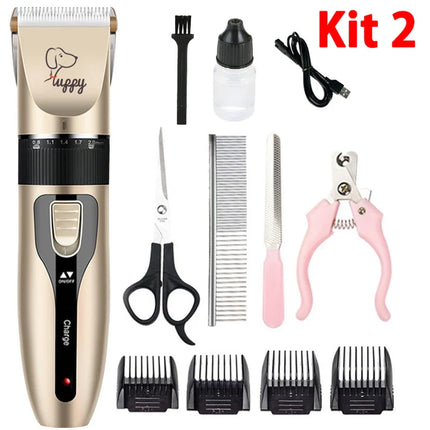 Oplaadbare Professionele Trimmer voor Huisdieren | Geschikt voor Katten en Honden | 5 Snelheden, Keramische Mes, Ultra Stil