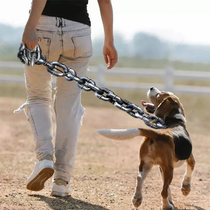 DogsChain | Grappige, Lichtgewicht Hondenriem die Lijkt op IJzeren Ketting | Comfortabel en Stevig | Beschikbaar in 1,5 en 3 Meter