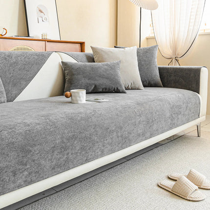 Bobby | Luxe Bankenbescherming Antikras | Geweven Streepontwerp | Wasbaar Chenille | Antislip Onderzijde | Voor Huishoudens met Huisdieren