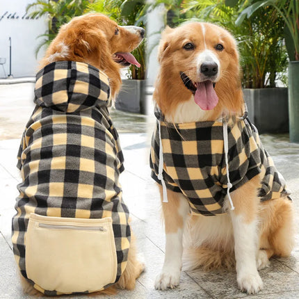 Bobby Hondenhoodie met Capuchon en Zak | Zachte Fleece | Comfortabele, Ademende Hoodie | Voor Honden | Warm en Stijlvol | Dagelijkse Wandelingen