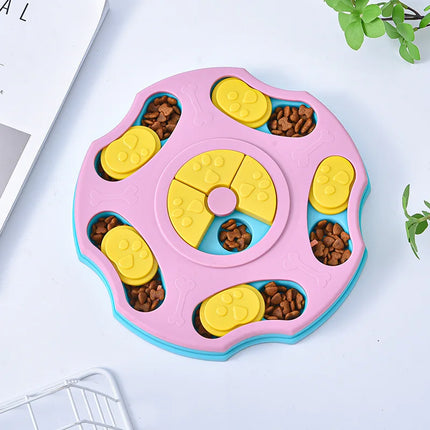 Interactief Voerpuzzel voor Honden | Anti-Schrok Spel met Non-Slip Basis | Stimuleert Intelligentie en Vermindert Verveling