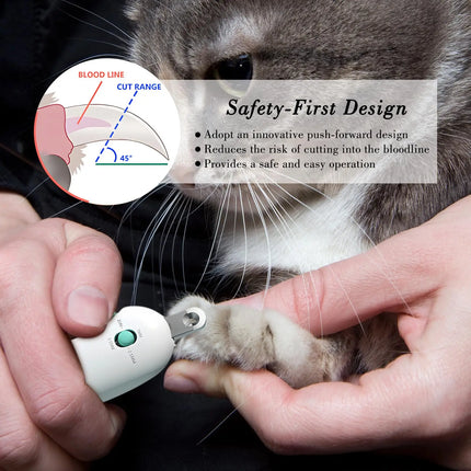 Ergonomische Nagelknipper voor Huisdieren met Verstelbare Opening | Veilig en Comfortabel voor Katten en Honden | Inclusief Antislip Handvat