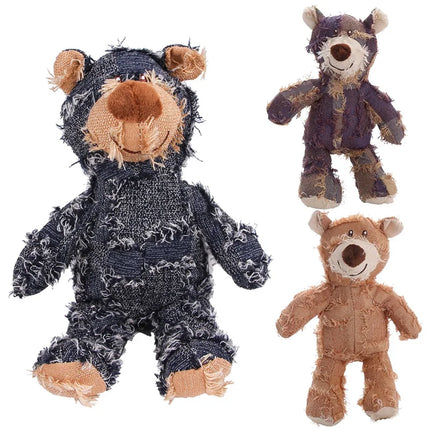 PawPlay Pluche Teddybeer met Pieper voor Kleine Honden | Ideaal voor Training en Plezier | Lichtgewicht en Duurzaam