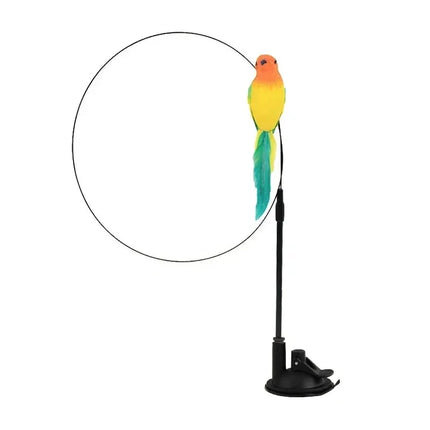 Kattenspeelgoed | Interactieve Pauwenpluim Met Bel | Kunststof Verenstok | Kattenstok | Speeltjes Voor Kittens En Katten | Huisdierbenodigdheden | Veilig En Duurzaam | Simulatie Vogelmotief | Indoor Plezier
