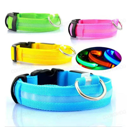 LED Verlichte Veiligheidshalsband voor Huisdieren | Oplaadbaar via USB, Waterbestendig, 3 Lichtmodi | Geschikt voor Honden en Katten