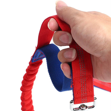 Handsfree Hondenriem voor Joggen en Wandelen | Verstelbare Heupriem en Uittrekbaar Nylon met Reflecterende Strepen