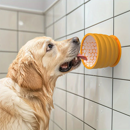 Siliconen Slow Feeder voor Honden | Gezonde Spijsvertering & Anti-Slip Zuignappen | Geschikt voor Muur & Vloer | BPA-Vrij