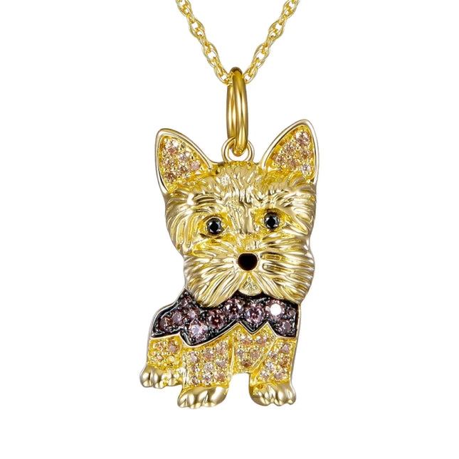 Beagle ketting hanger voor dames | 925 zilver | Uniek honden sieraad met 5A zirkonia | Herinnering cadeau voor hondenliefhebbers | Dierlijke accessoires