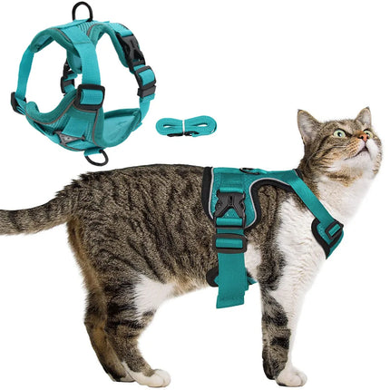 PawSecure | Veilig en Comfortabel Buitenharnas voor Honden en Katten | Reflecterend en Ademend Mesh | Verschillende Maten en Kleuren