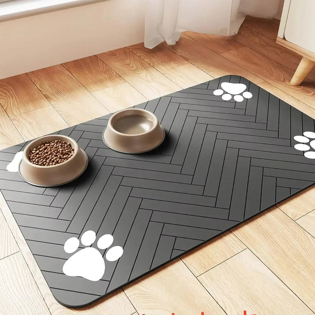 Absorbent Pet Placemats | Waterproof Feeding Mat | Non-Slip & Durable | Suitable for Dogs & Cats | Easy to Clean | Prevents Wet Paws | Large Feeding Surface