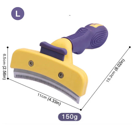 FurMaster Ontklittende Verzorgingskam voor Huisdieren | Geschikt voor Katten & Honden | Ideaal voor Korte tot Lange Vachten | Ergonomische Handvat