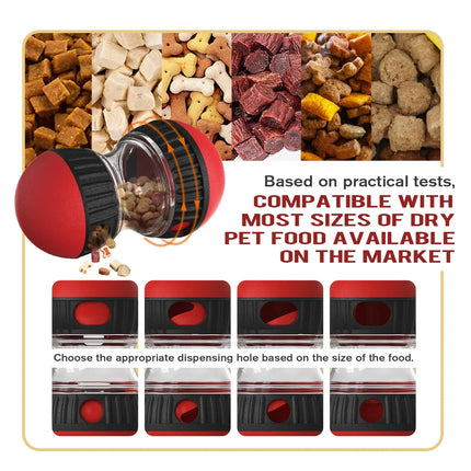 Interactieve Trechterbal voor Honden met Verstelbare Slow Feeder | Anti-Schrok Puzzel voor Actieve Honden en Puppy's
