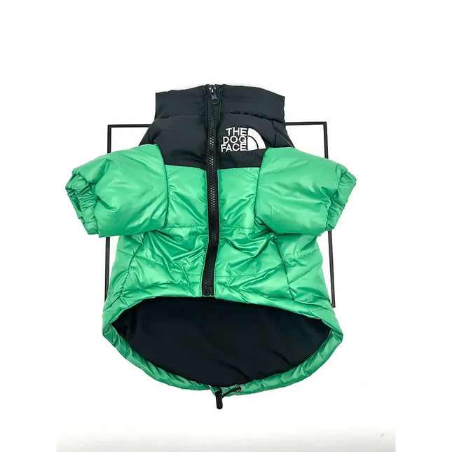 Dog Face Winterjas voor Honden | Water- en Winddicht | Maten S-2XL | Superzacht en Warm | Polyester en Katoen