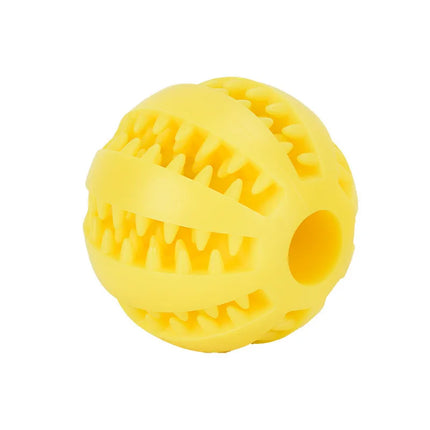 Interactieve Rubber Hondenbal met Voerfunctie | Veilig en Duurzaam | Stimuleert Gebitsverzorging en Intelligentie