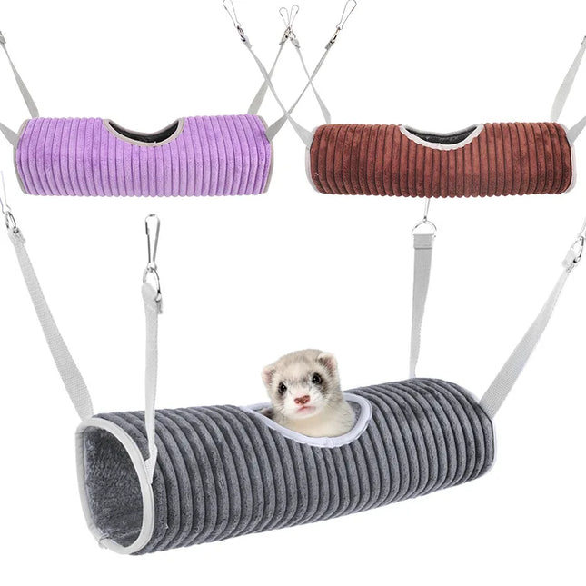 Huisdier Hangmat | Fleece Hammock voor Hamsters | Tunnel Schuilplaats voor Kleine Dieren | Warme Rat Hangplek | Rodent Accessoire XCW05 | Zhejiang China