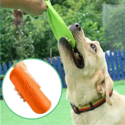 Rubber Frisbee voor Honden | Bijtbestendig en Interactief Speeltje | Verkrijgbaar in 15 cm en 22 cm | Diverse Kleuren | Duurzaam en Ideaal voor Actieve Honden van Alle Rassen